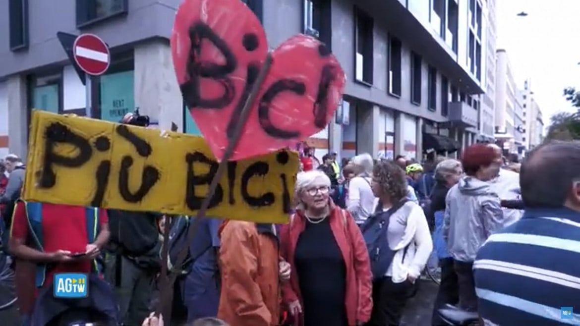 Milano, una delle proteste di ieri