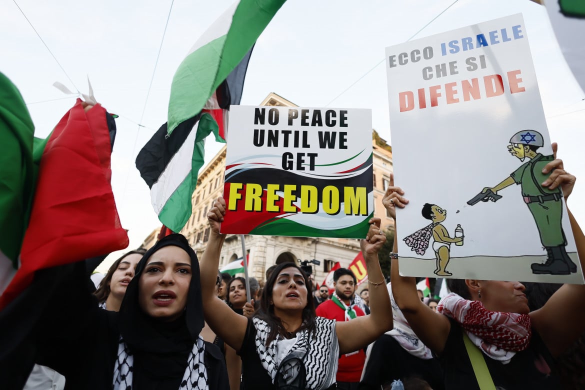 La rete per la Palestina: «No ai fascisti nel corteo»