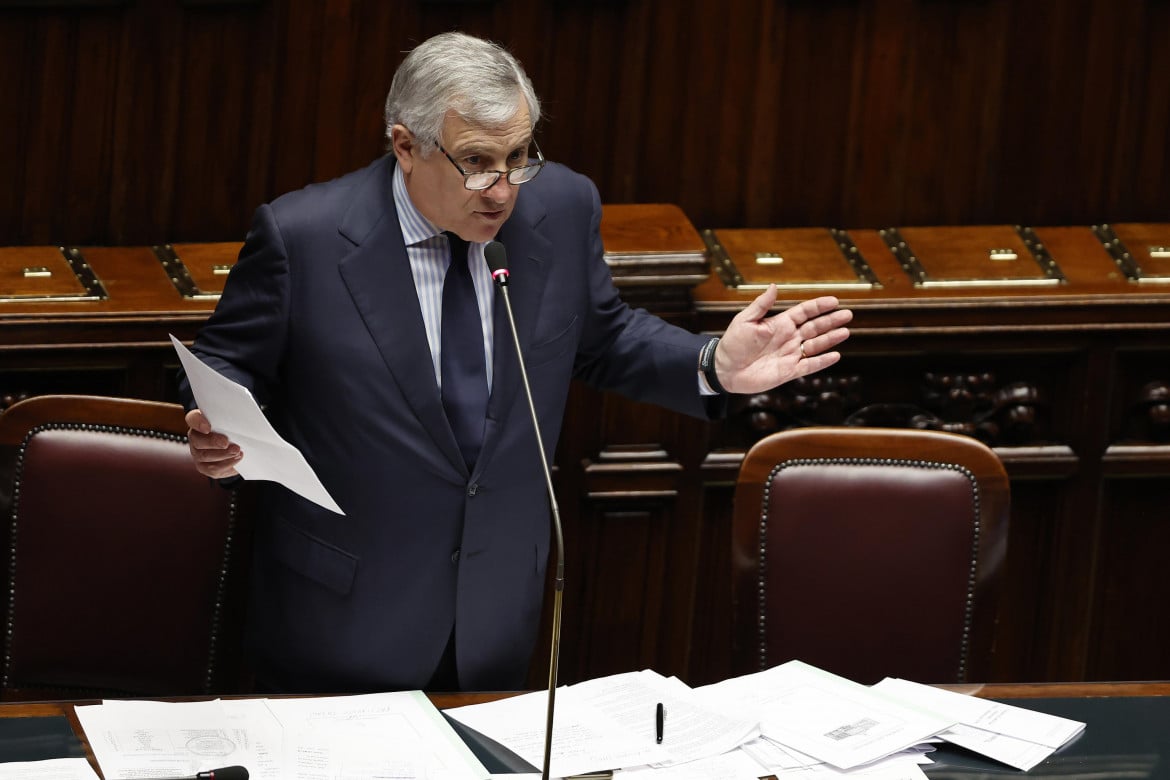Il ministro Tajani, foto Ansa