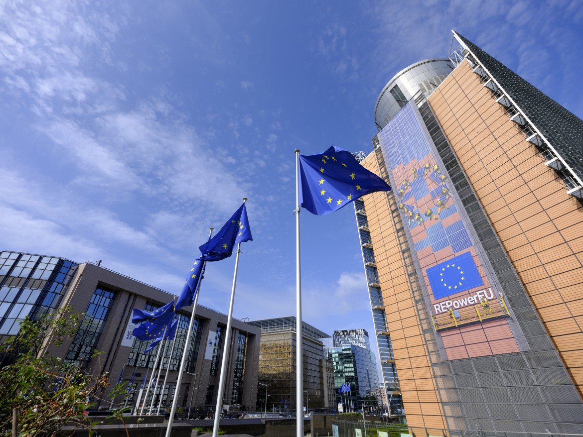 Berlaymont, la sede della Commissione europea a Bruxelles foto di Thierry Monasse/Getty Images