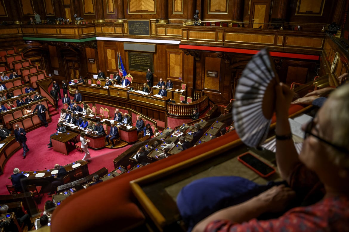 L’aula del Senato foto di Antonio Masiello/Getty Images