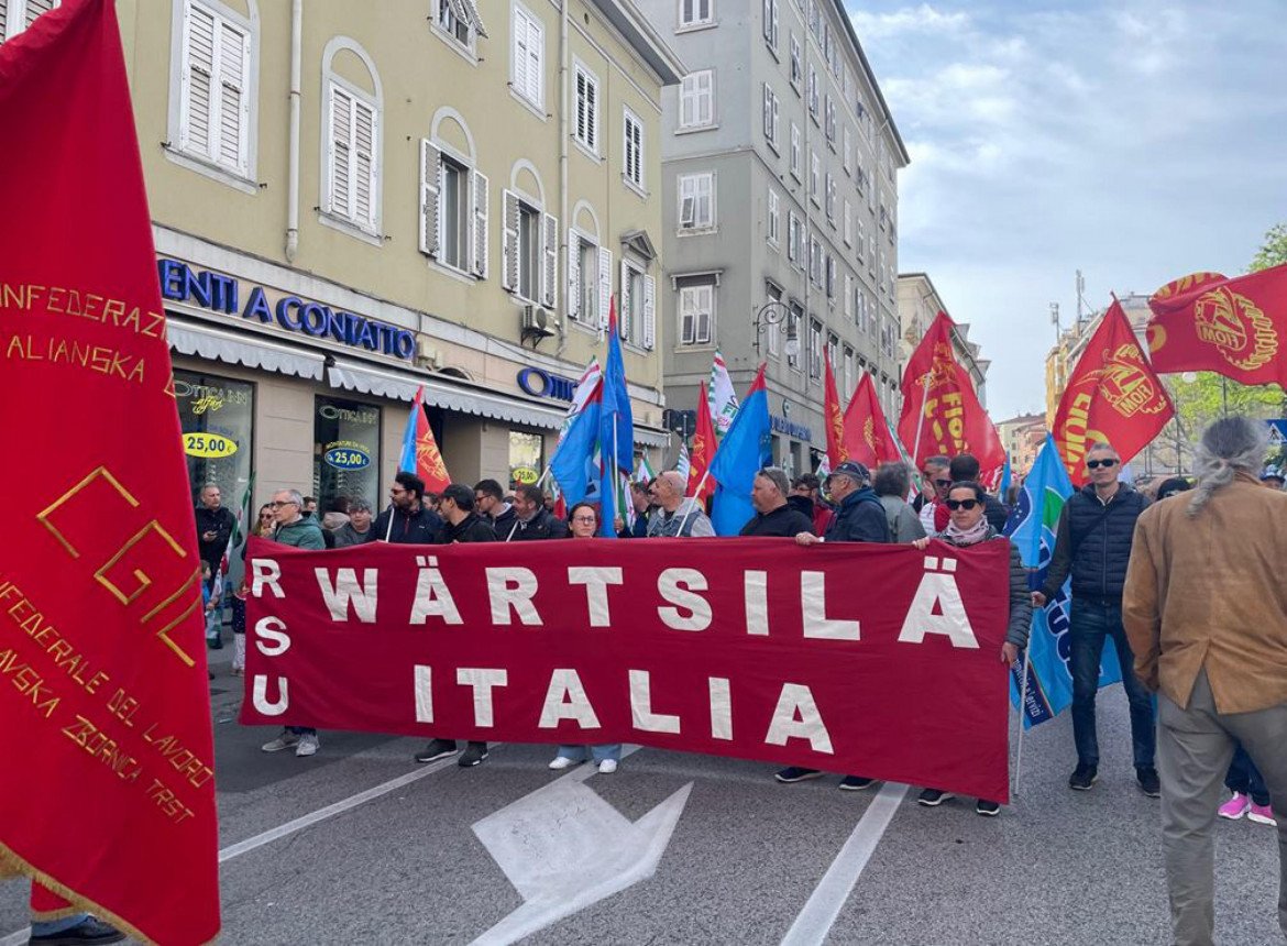 Alla Wärtsilä la lotta continua: «Il 27 nuova manifestazione a Trieste»