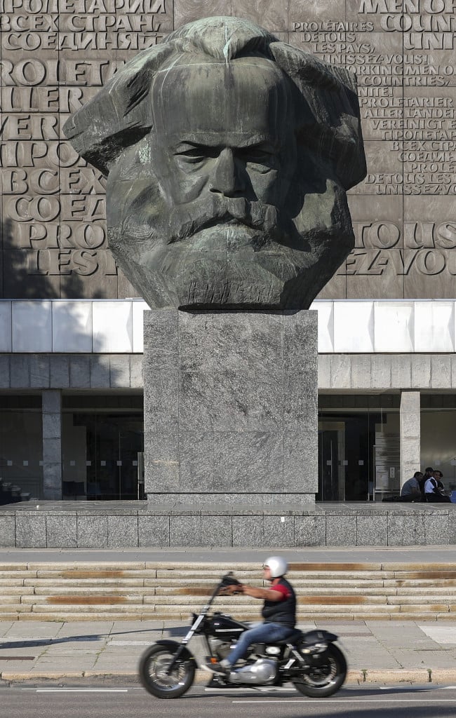 Un monumento a Karl Marx. Foto Ap