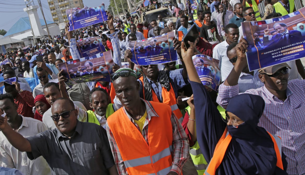 Proteste in Somalia dopo l'accordo etiope sul porto (foto: Ap)