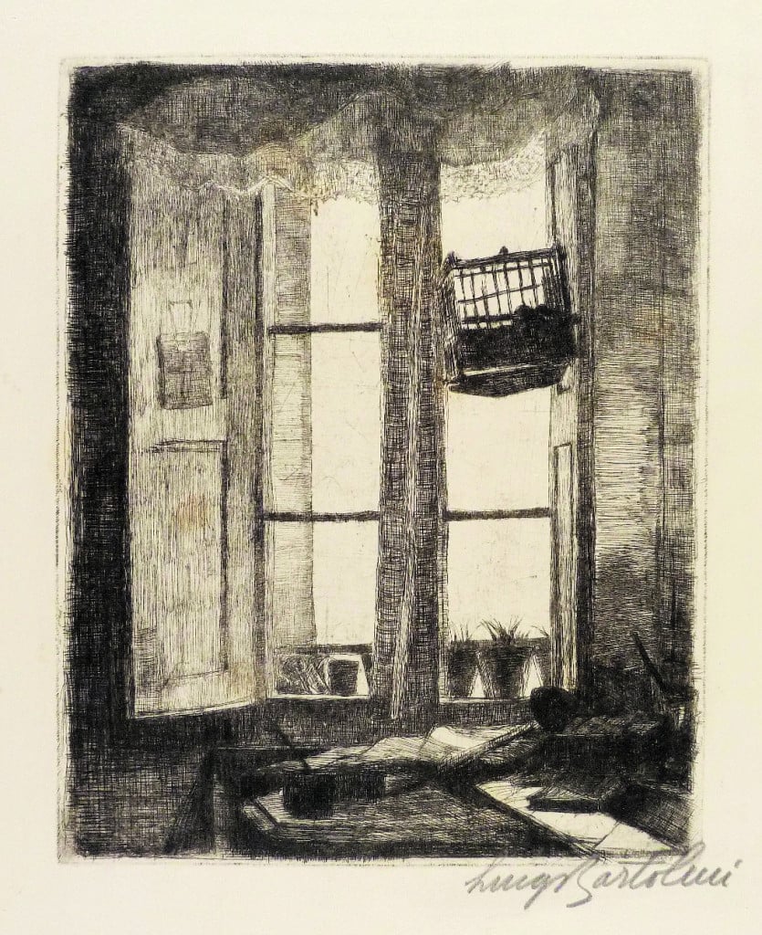 «La finestra del solitario», di Luigi Bartolini, 1925