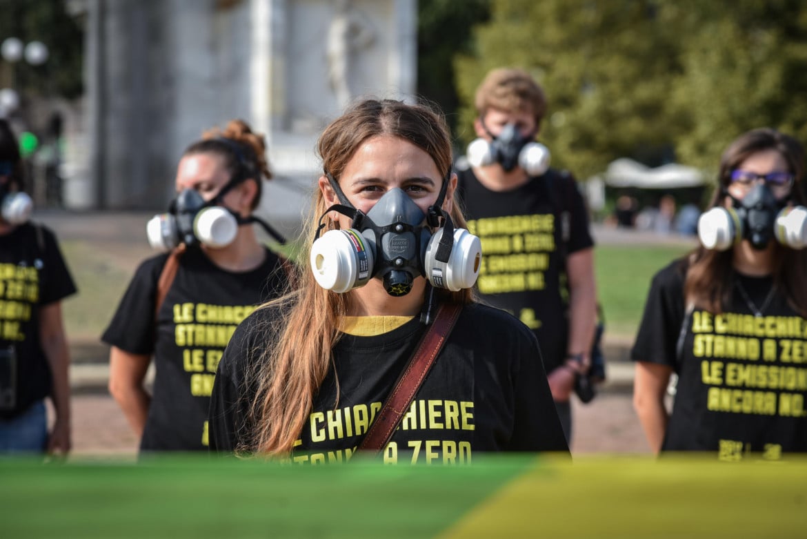 Manifestazione contro l’inquinamento a Milano