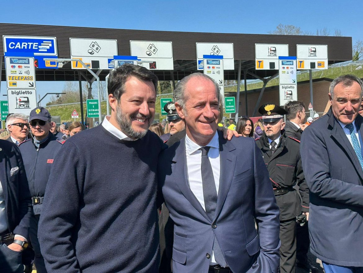 Matteo Salvini e Luca Zaia foto Ansa