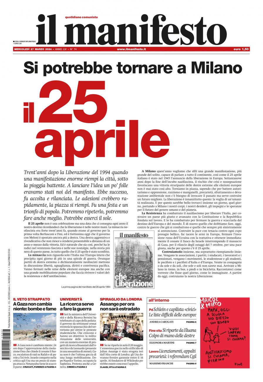 Quelli che si potrebbe.. il 25 aprile a Milano