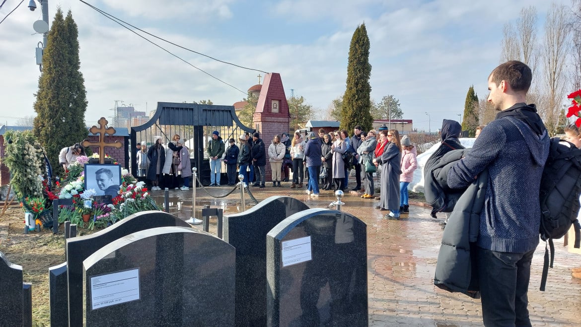 Mosca, il cimitero dove è sepolto Alexei Navalny