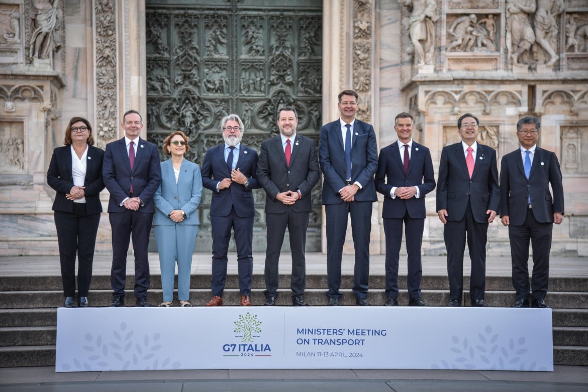 Il G7 dei trasporti a Milano foto Ansa