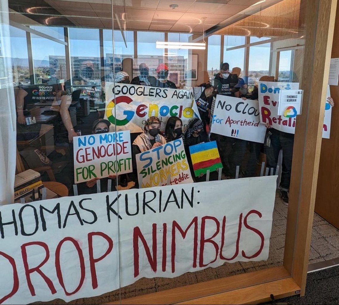 La protesta dei dipendenti di Google