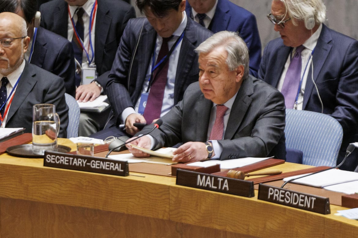 Il segretario generale dell’Onu, Antonio Guterres Epa/Sarah Yenesel