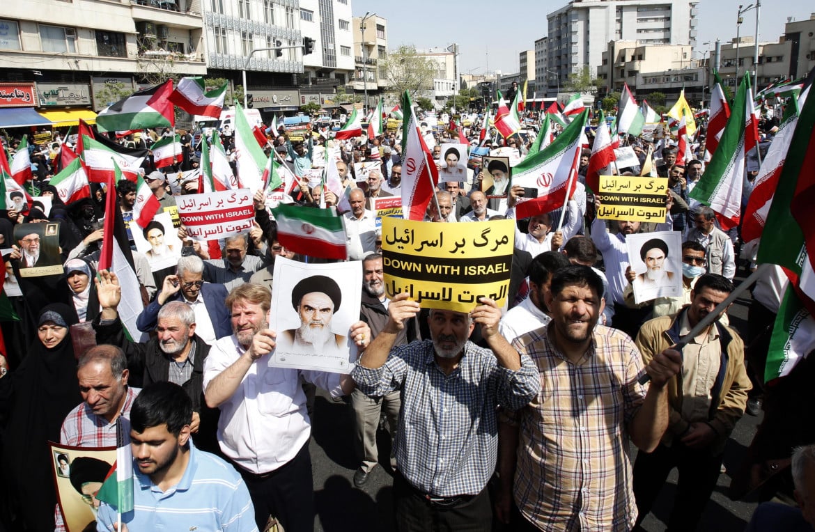 Una manifestazione anti-israeliana a Teheran