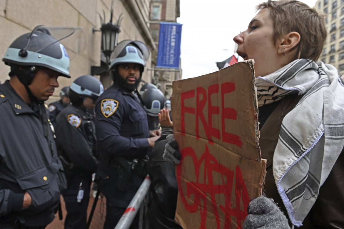 Attivisti pro Palestina alla Columbia University