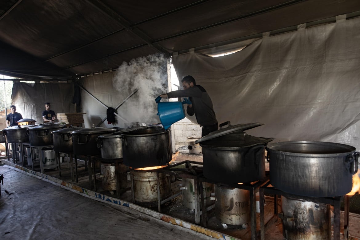 Una delle cucine di Wck a Rafah