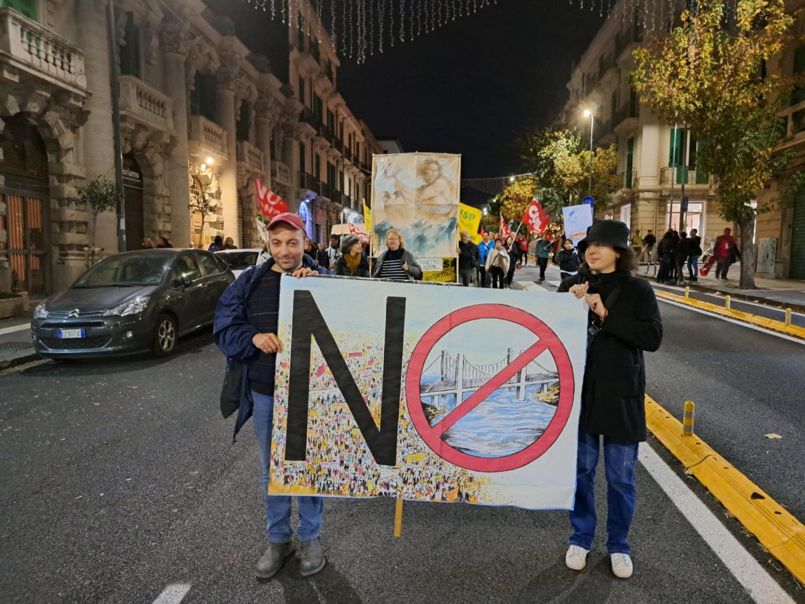 Manifestazione No ponte sullo Stretto di Messina