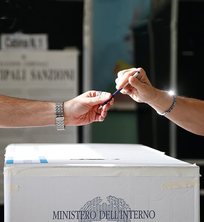 Elezioni comunali, foto LaPresse