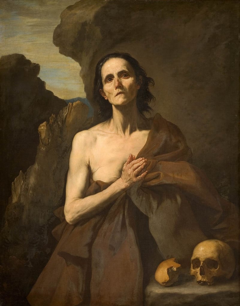 Jusepe de Ribera, "Santa Maria Egiziaca", 1641, Montpellier, Musée Fabre