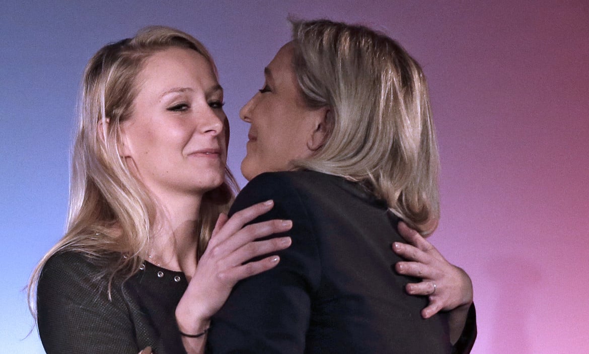Marion Maréchal con la zia Marine Le Pen