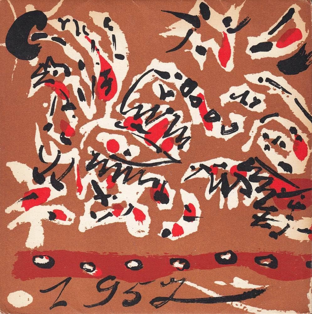 André Masson, copertina del catalogo «Peintures Recentes et Anciennes. 2-25 Mai 1957», realizzato per la Galerie Louise Leiris