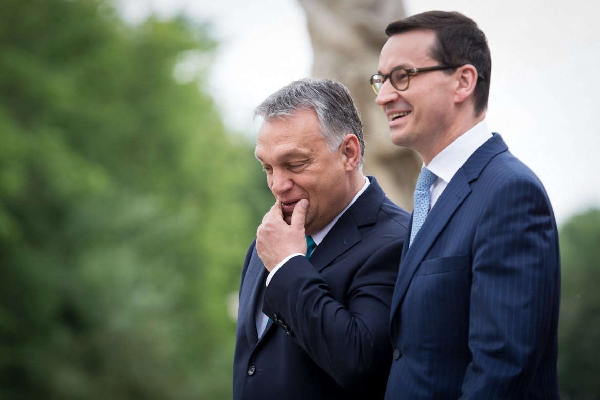 Mateusz Morawiecki con Viktor Orbán Getty Images