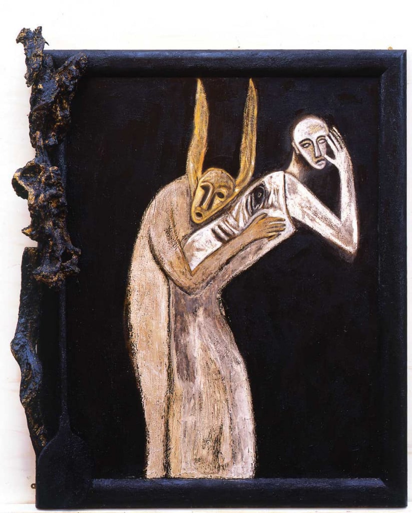 Mimmo Paladino, «La virtù del fornaio in carrozza», 1983