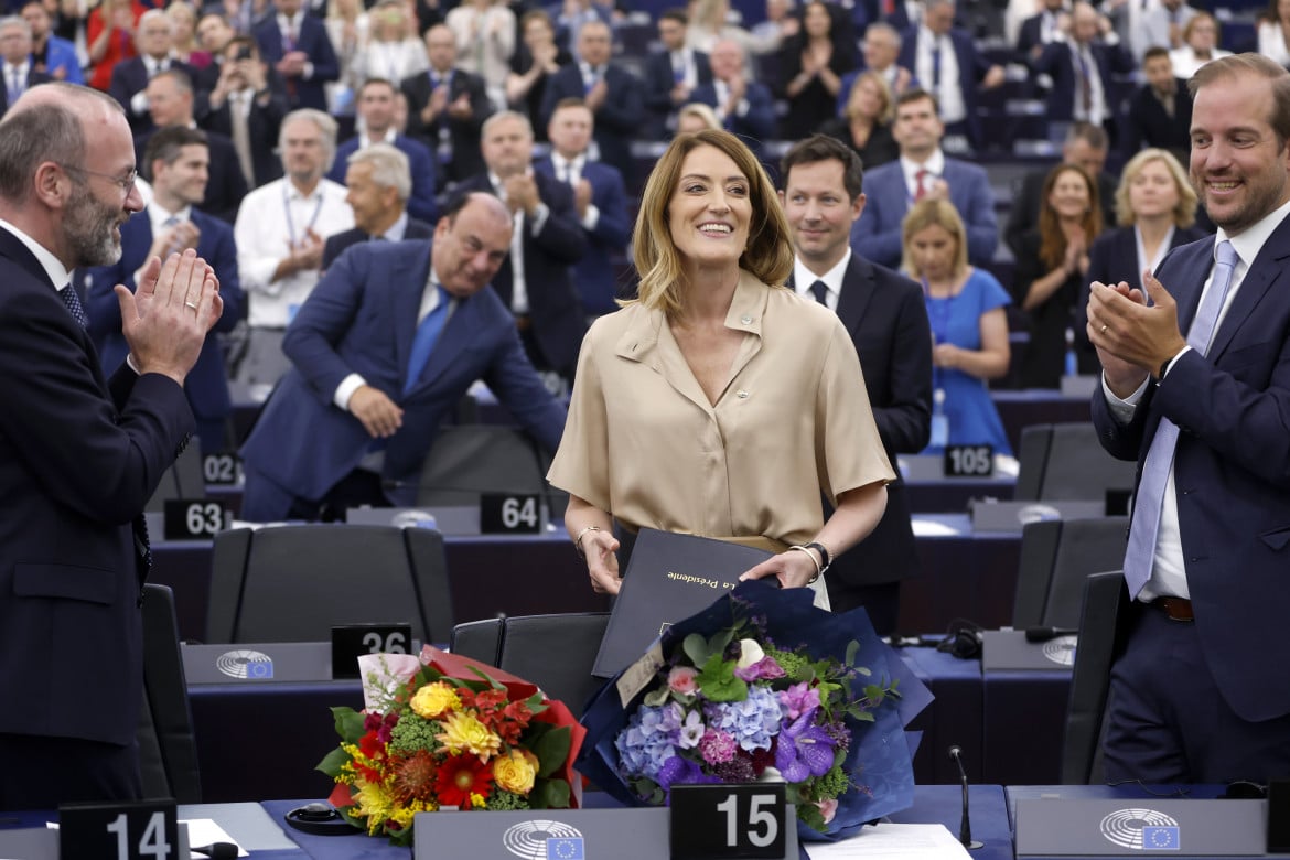 Roberta Metsola eletta nuovamente presidente del parlamento europeo