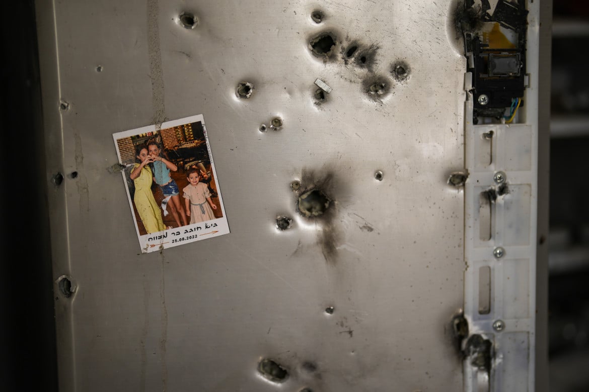 ori di proiettile in una casa del kibbutz Kissufim Ap/Francisco Seco