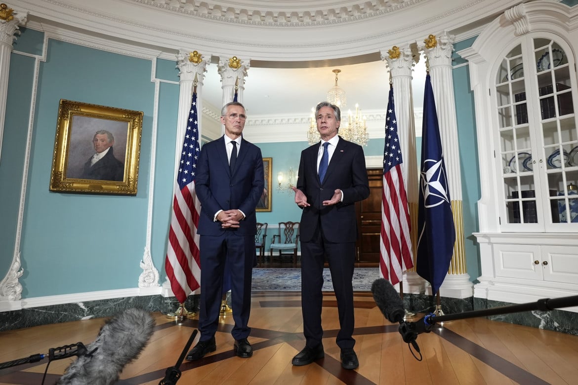 Antony Blinken e Jens Stoltenberg a Washington 