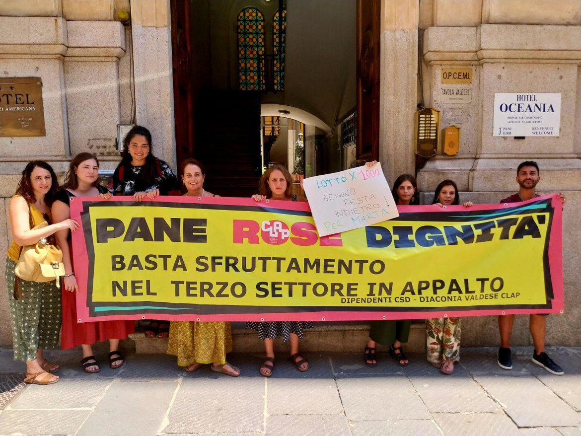 Roma, sit-in del sindacato Clap