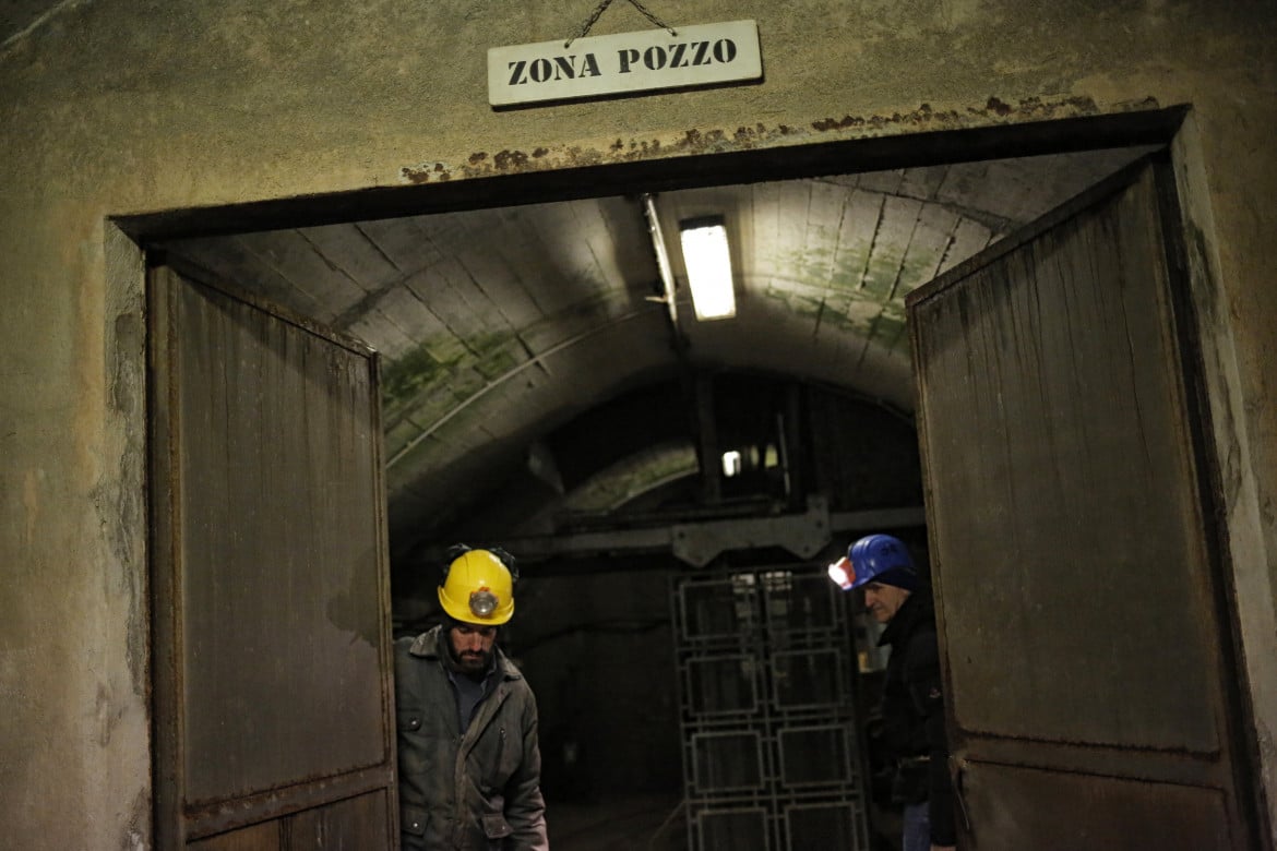 La miniera di talco di Prali, vicino Torino foto Getty Images