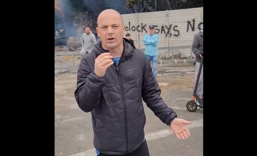La protesta a Berlino (video Gavin Pepper)