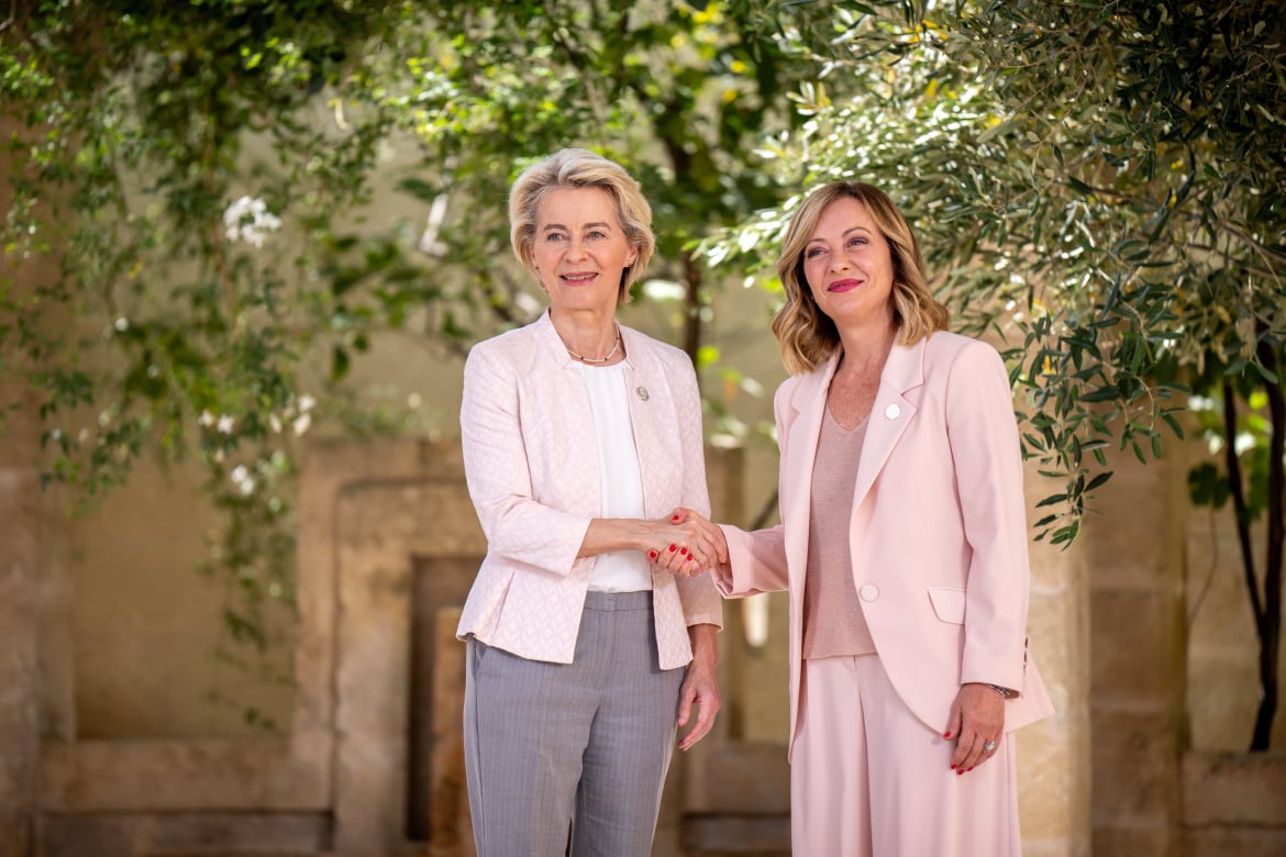 Ursula von der Leyen e Giorgia Meloni foto Ansa