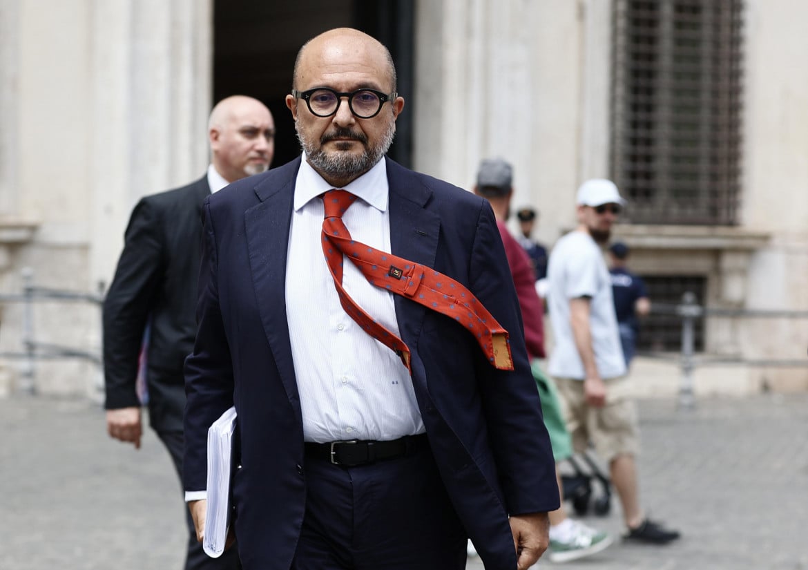 Il ministro della cultura Gennaro Sangiuliano foto Ansa