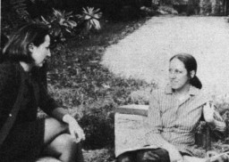 Carla Lonzi con Carla Accardi, 1970