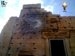 Il tempio di Baal dopo il bombardamento del 2013