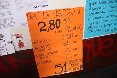 A Bologna picchetti in biblioteca contro una paga da fame