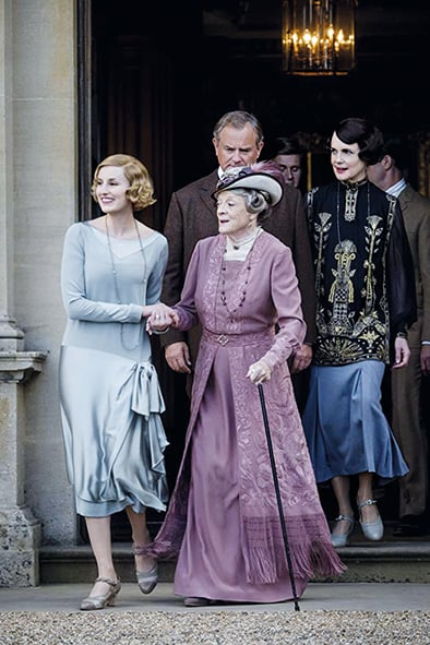 La visita di re Giorgio alla sfarzosa tenuta di «Downton Abbey»